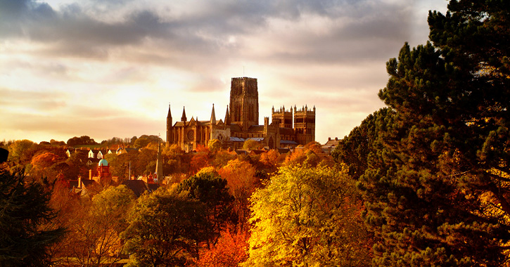 Durham Cathedral during the autumn season
